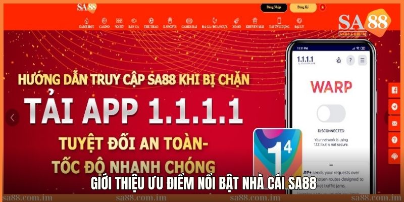 Giới thiệu SA88: Nhà cái cá độ công bằng an toàn và hấp dẫn 3 Giới thiệu những ưu điểm vượt bậc tại nền tảng SA88 dành cho khách hàng